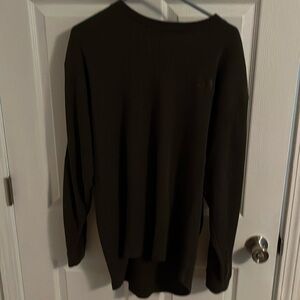 Men’s Adidas Long-Sleeve Olive Shirt